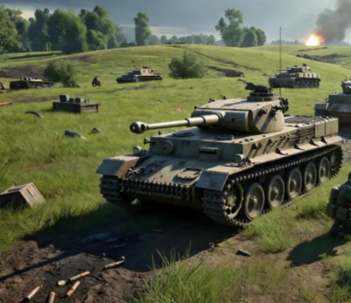 Mapa strategiczna Hearts of Iron IV z ulepszoną grafiką i efektami wizualnymi