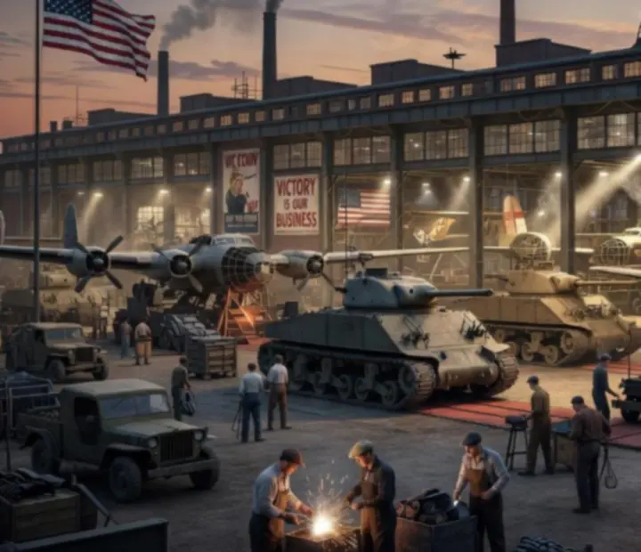 Amerykański przemysł wojenny i linie produkcyjne w Hearts of Iron IV